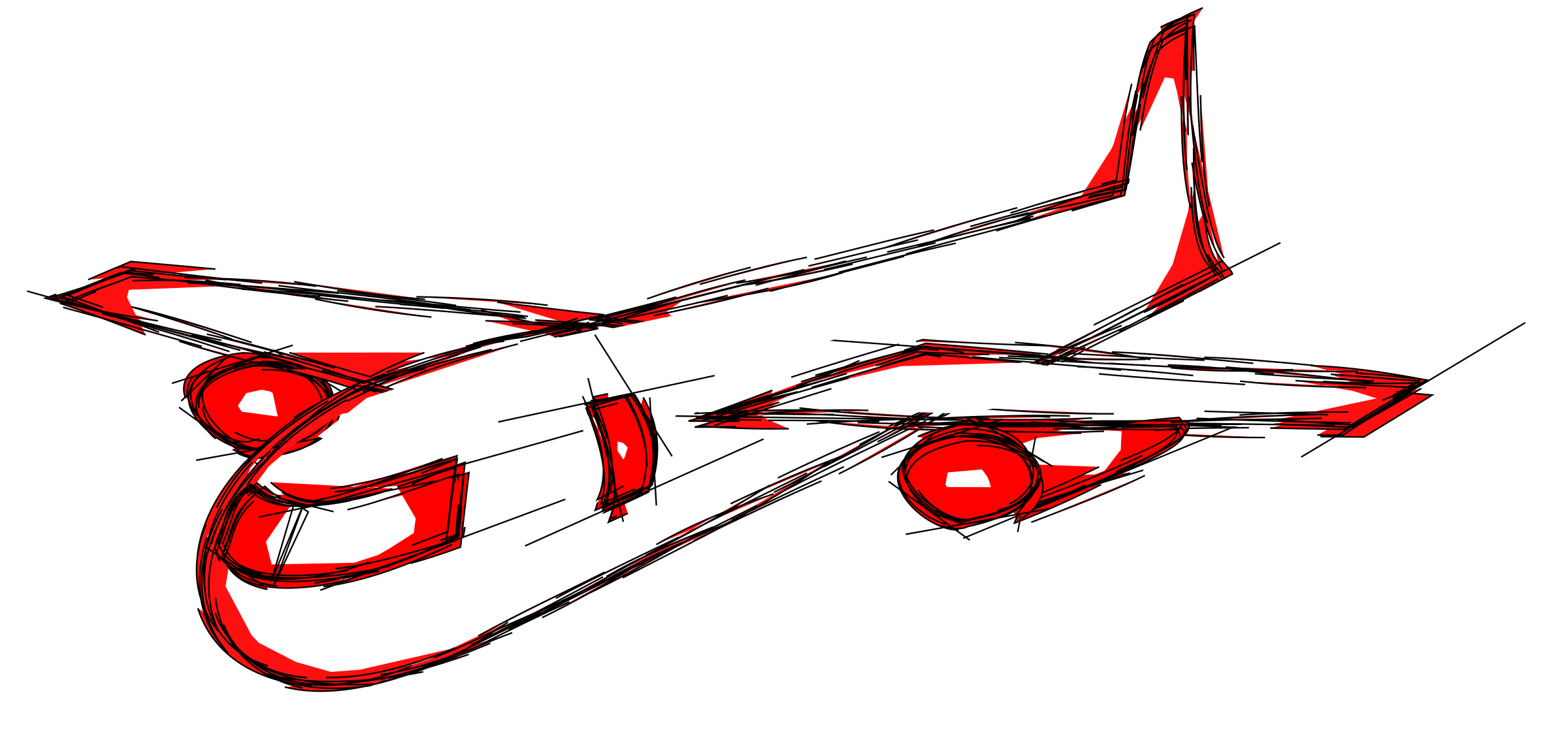 Free Jet Plane - Airplane (2400x1121)