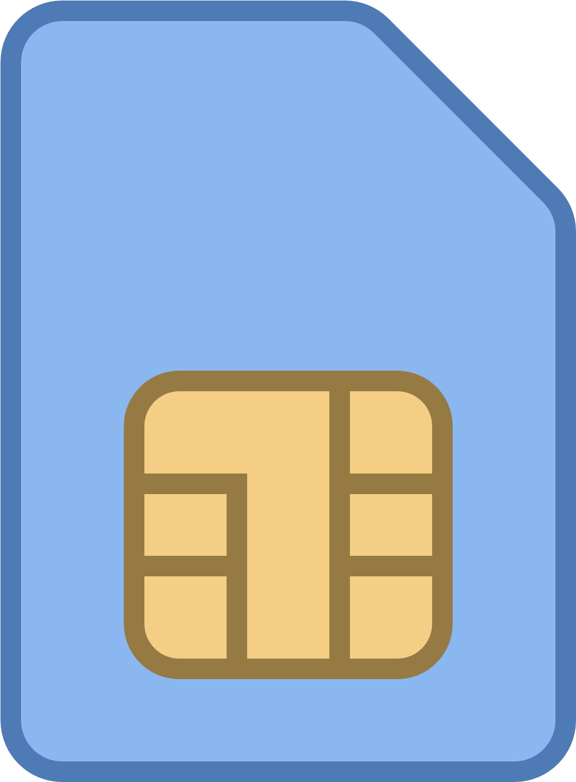 Sim Card Icon - Sim Icon (1600x1600)