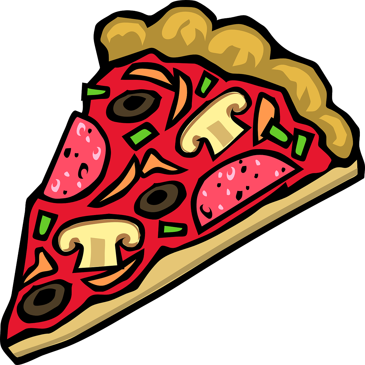 Pizza Clip Art Download - Pizza Clip Art (1279x1280)