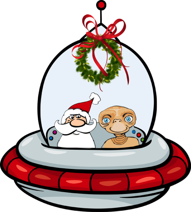 Great Santa Clip Art - Basketball Christmas Wreath Round Ornament (640x710)