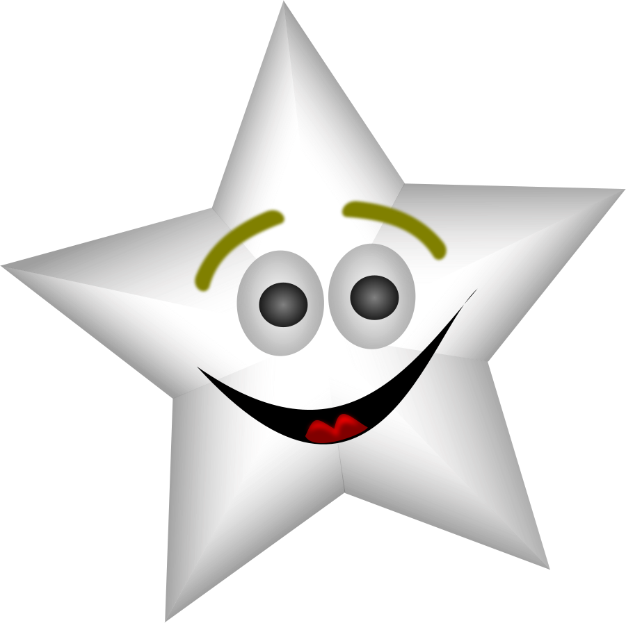 Vaca Clip Art Download - Smiling Star Transparent (900x897)