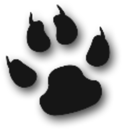 Cool Cat Animal Paw Free Images At Clker - Dog Paw (600x523)