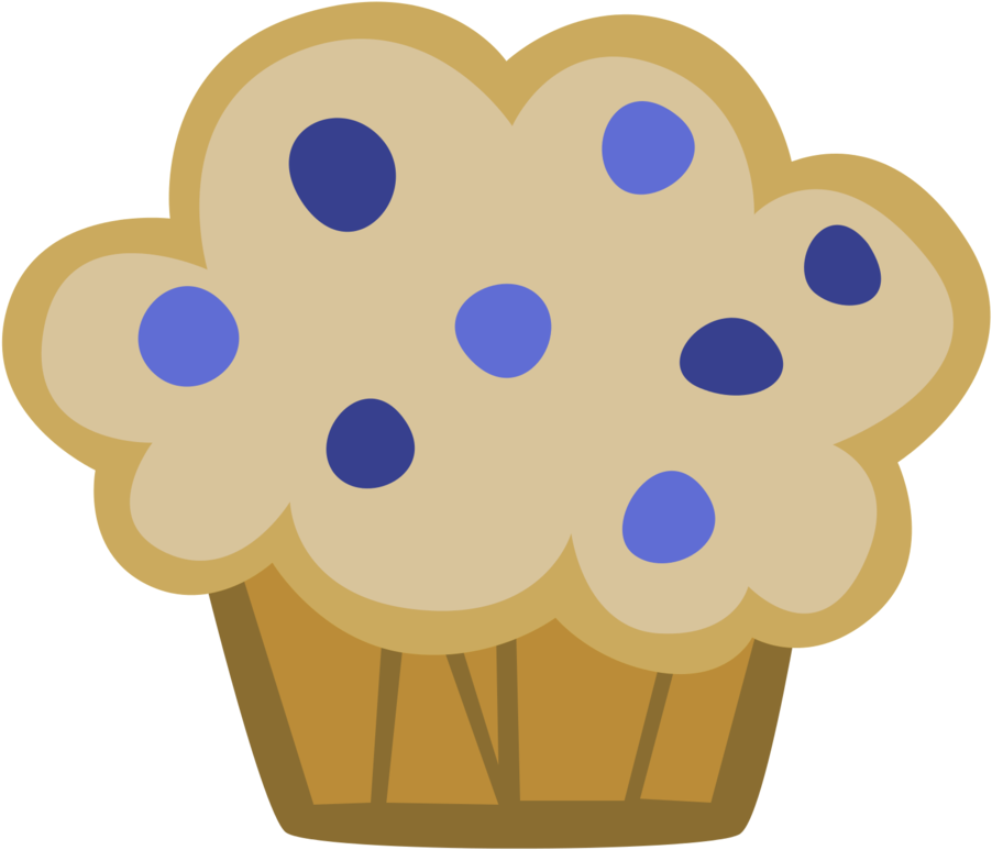 Muffin Clipart Animated - Blueberry Muffin Clipart (1024x874)