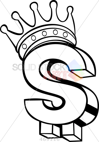 Stock Illustration Of Old Fashioned Cartoon Rendering - Money With A Crown (340x487)