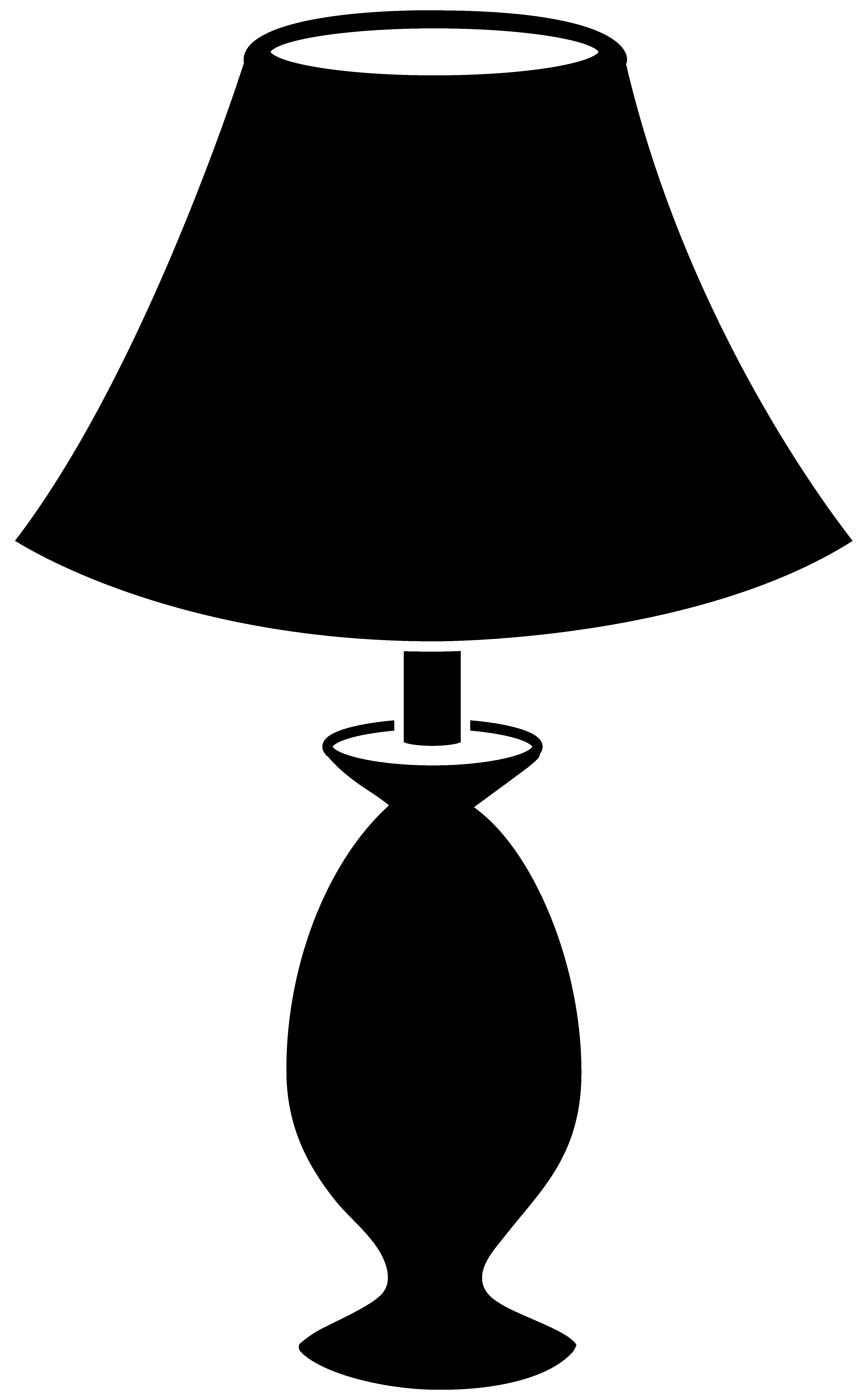Clipart Of Lamp - Lamp Clipart (4218x6802)
