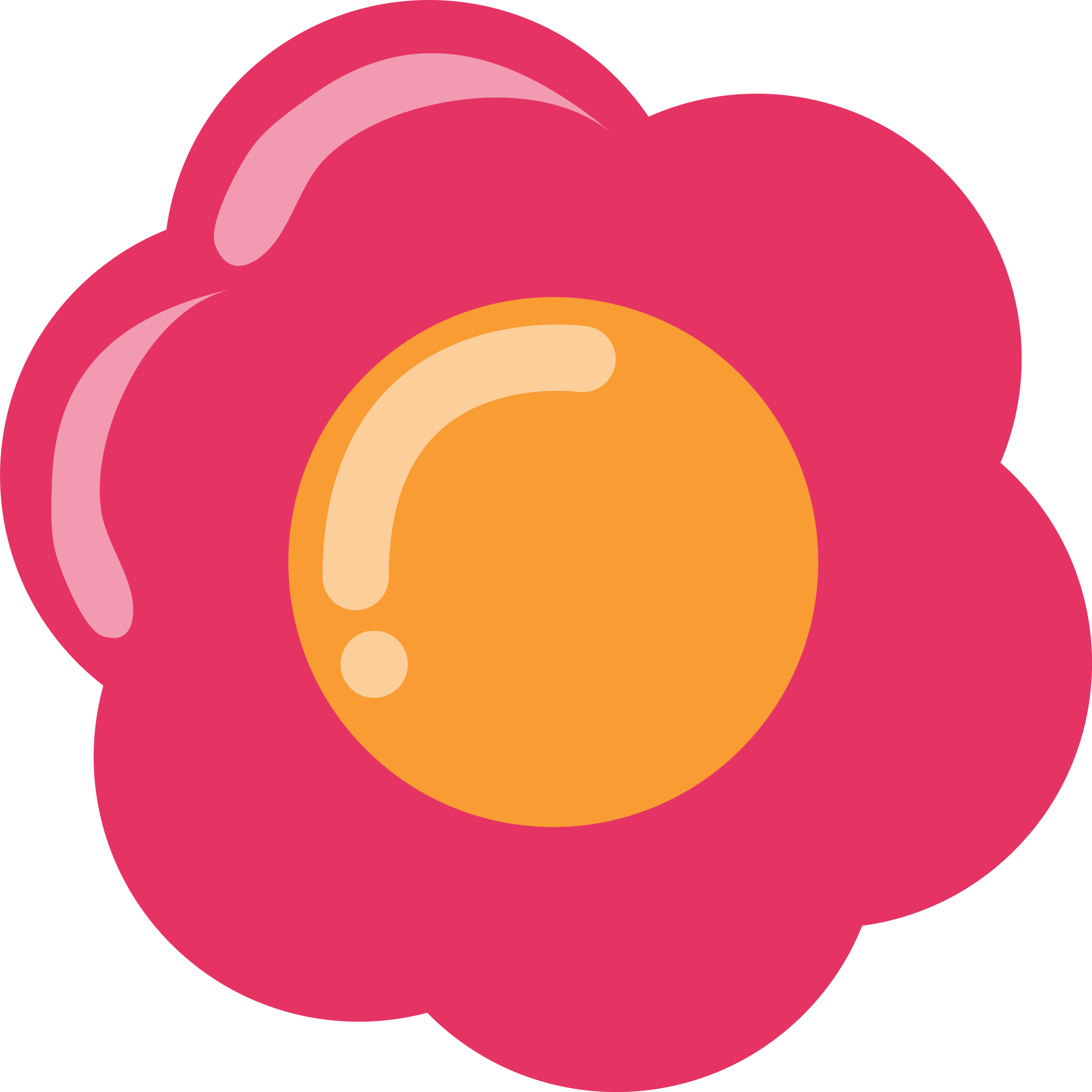 Pink Flowers Free Clip Art - Pink Flower Vector Png (2400x2400)
