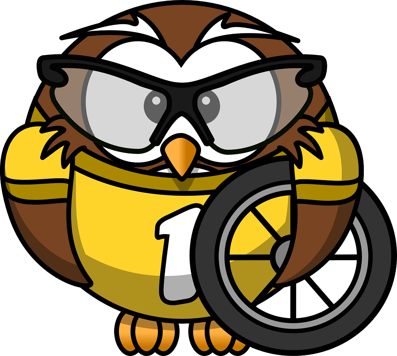Get Notified Of Exclusive Freebies - Biker Owl Shower Curtain (1280x1148)