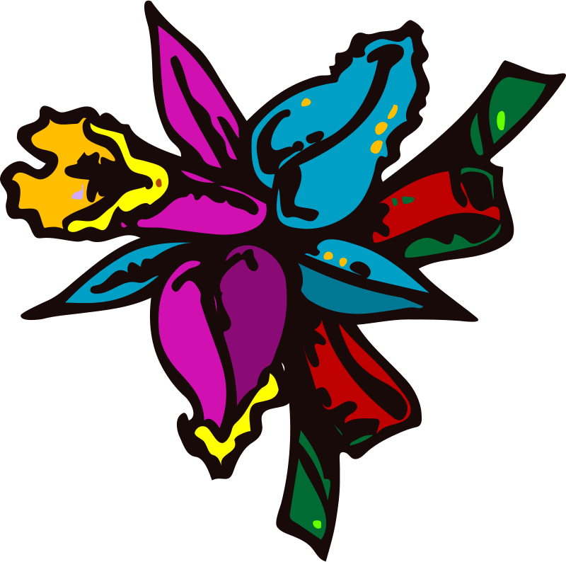 Free Architetto Mazzo Di Fiori - Cartoon Flowers (800x794)