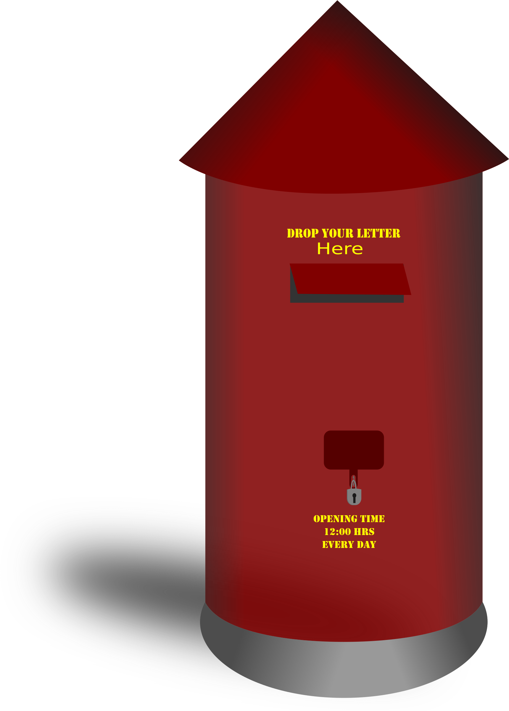 Box, Mailbox, Post Box, Drop Clipart - Post Box (1731x2400)