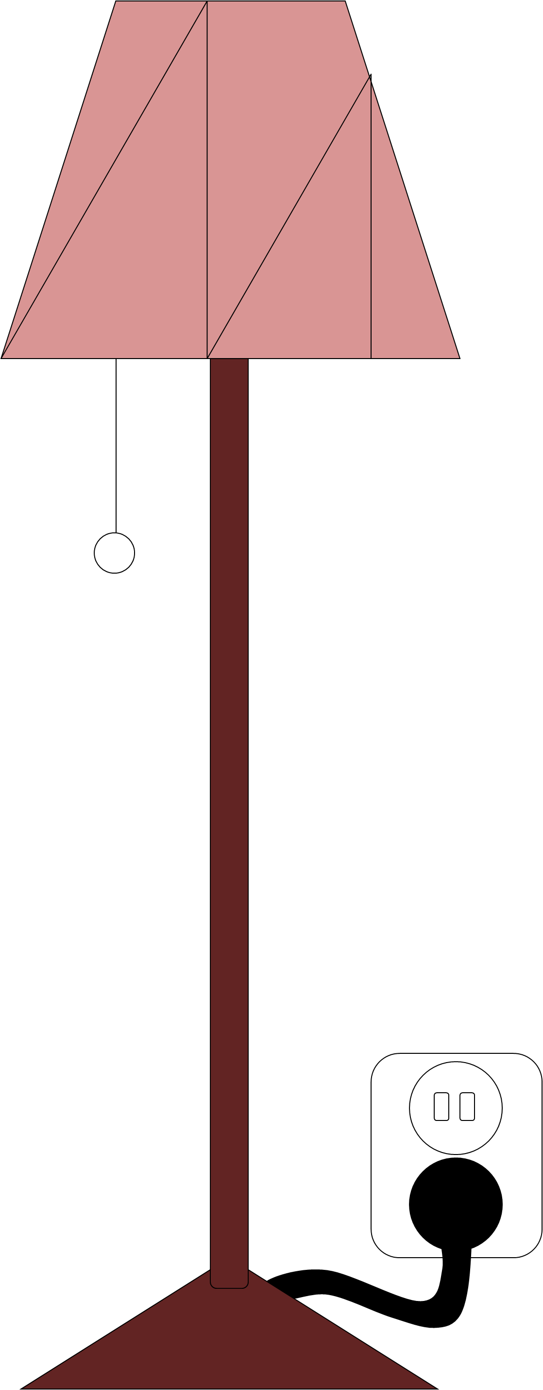 Lamp Post Clipart Tall Lamp - Table (1118x2857)