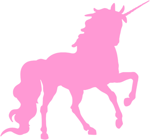Fantasy And Magic - Unicorn Silhouette Png (500x460)