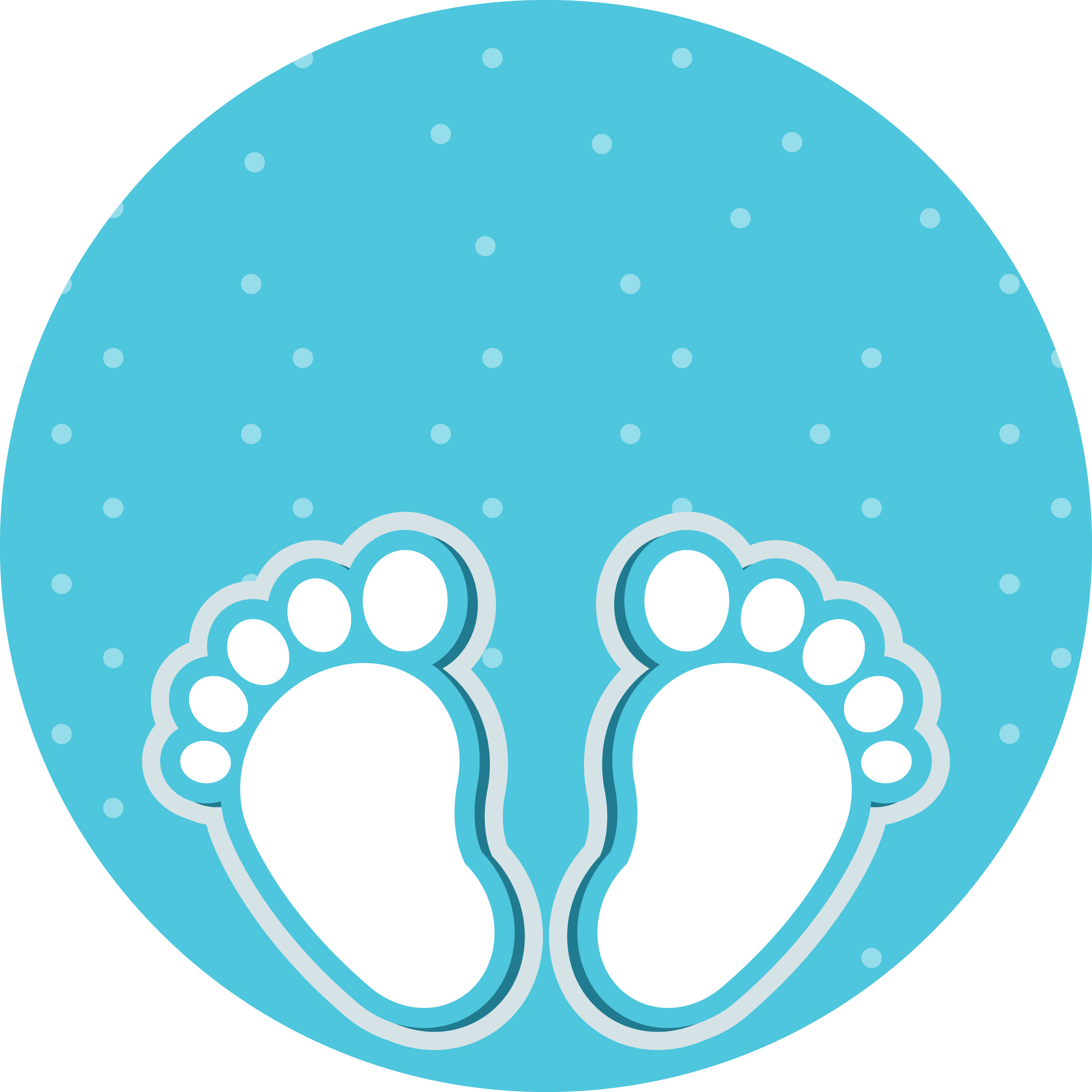 Różowe Stópki (2500x2500)