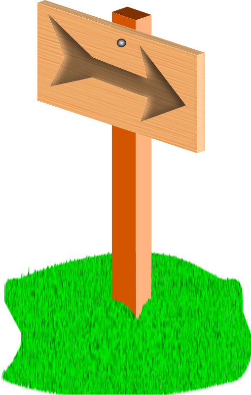Sign Post Clip Art - Clip Art (509x800)