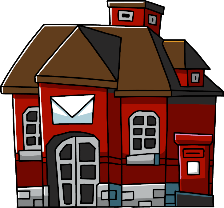 Architecture Clipart - Image - Post Office Png (728x676)