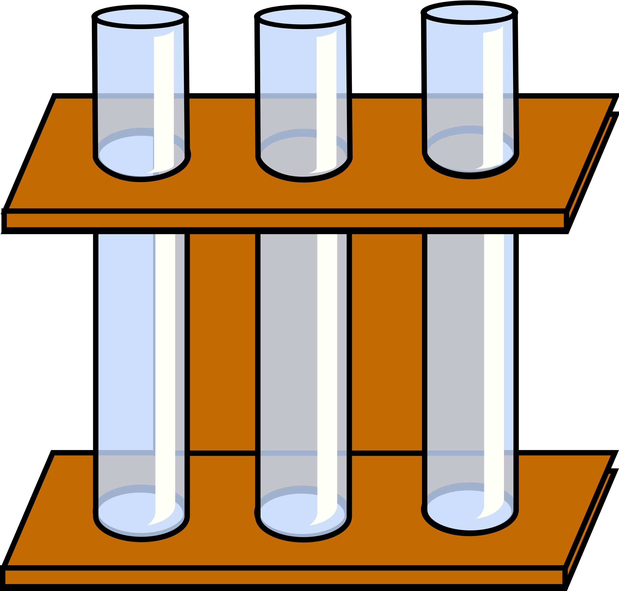 Tubes - Test Tube And Rack (2400x2291)