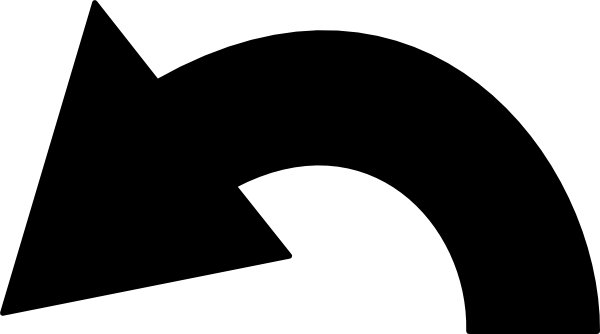 Black Arrows Clipart (600x334)