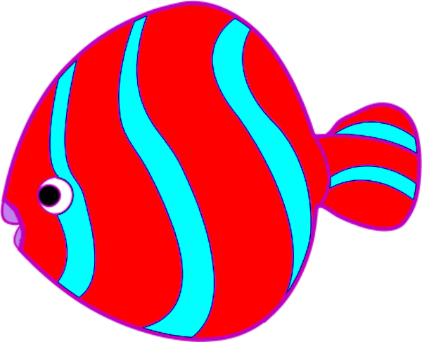 Top 84 Redfish Clipart - Red Fish Clip Art (600x486)