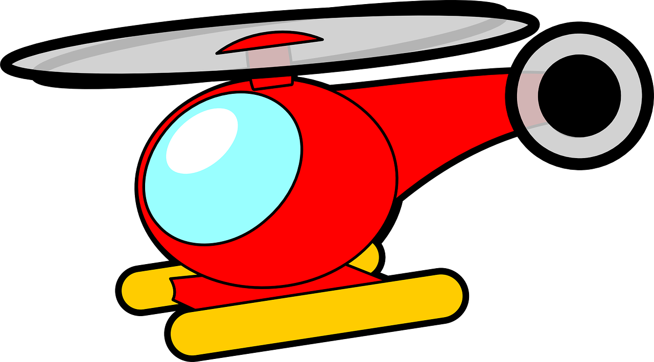 Helicopter Clipart Panda Free Images - Toy Helicopter Clipart (1280x710)