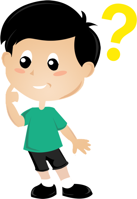 Frequently Asked Questions - Thinking Boy Clipart Png (800x1000)