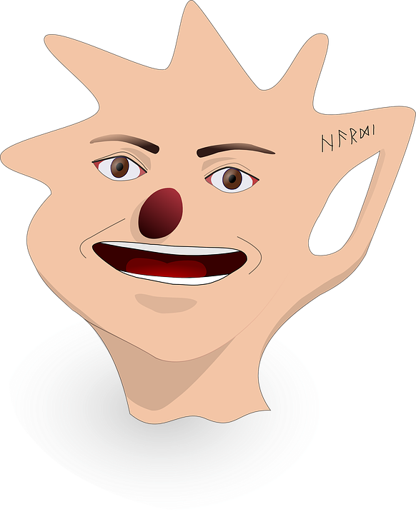 Free Vector Artistic Man Head Clip Art - Vector Self Portraits (582x720)