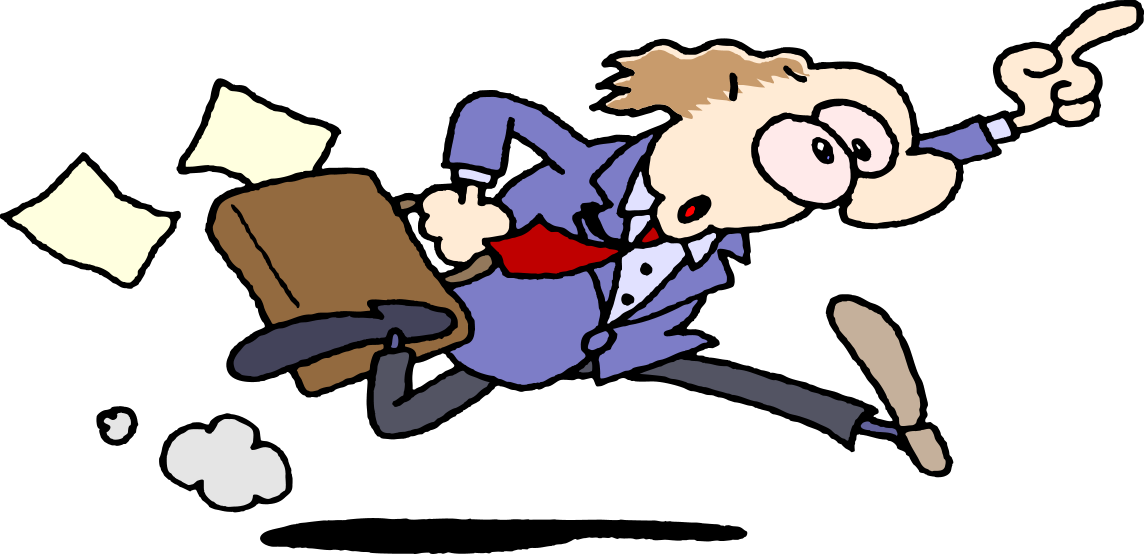 Person Leaving Clipart - Rush Clipart (1144x554)
