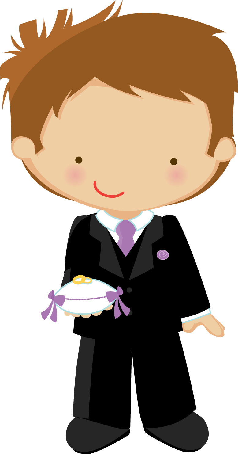 Digi Stamp - Ring Bearer Clipart (778x1481)