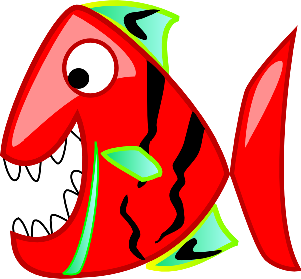 Red Fish Clip Art - Free Clipart Red Fish (600x556)