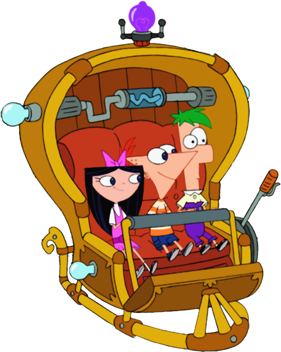 Discovery Cruise Phineas Ferbtimemachine - Phineas And Ferb Time Machine (600x757)