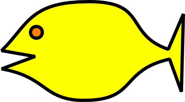 Yellow - Fish - Clip - Art - Yellow - Fish - Clip - Art (600x332)