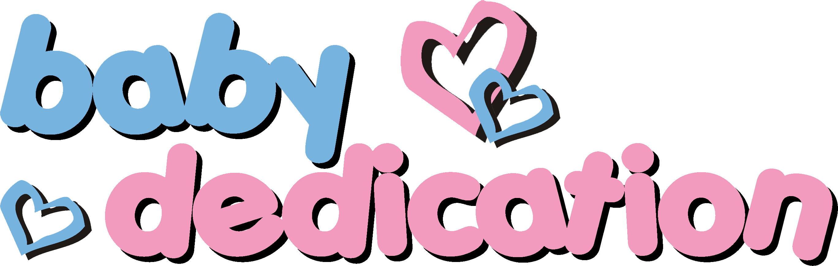Baby Dedication Clipart - Baby Dedication Logo Png (2736x868)