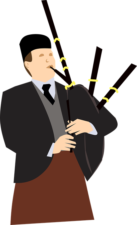 Highland Dress, Traditional, Bagpipes - Bag Piper Png (780x1280)