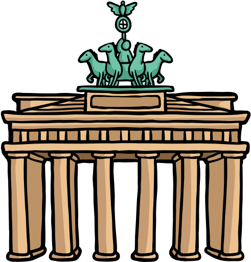 Know - Puerta De Brandenburgo Dibujo (512x512)