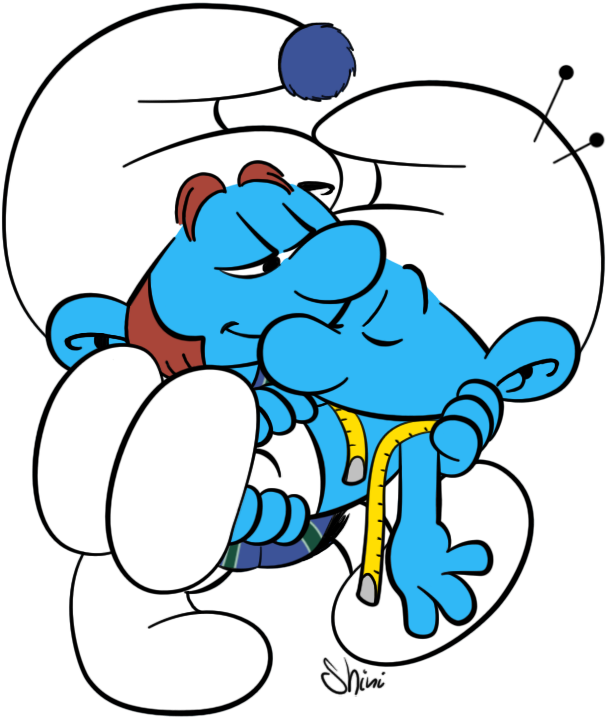 Primarella 40 29 Off To Bed With You By Shini-smurf - The Smurfs (626x730)