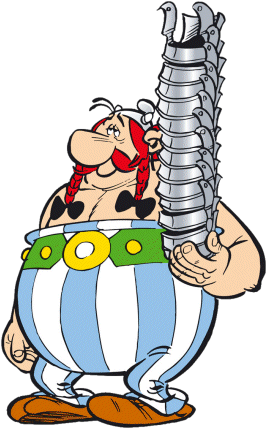 Obelix Traurig - Obelix Png (340x427)