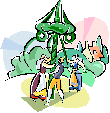 Mi, 30 - 04 - - Maibaum Clipart Kostenlos (355x363)