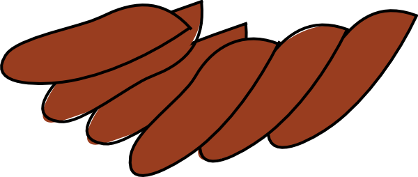 Turkey Wings Clipart - Turkey Wing Clipart (600x254)