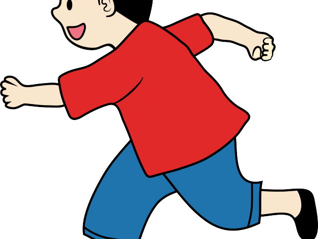 Kids Running Clipart - Run Clipart Png (640x480)