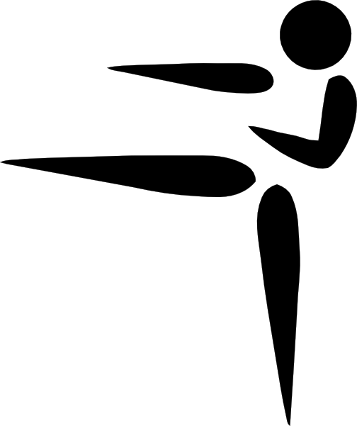 Motivator - Clipart - Karate Olympic Symbol (504x601)