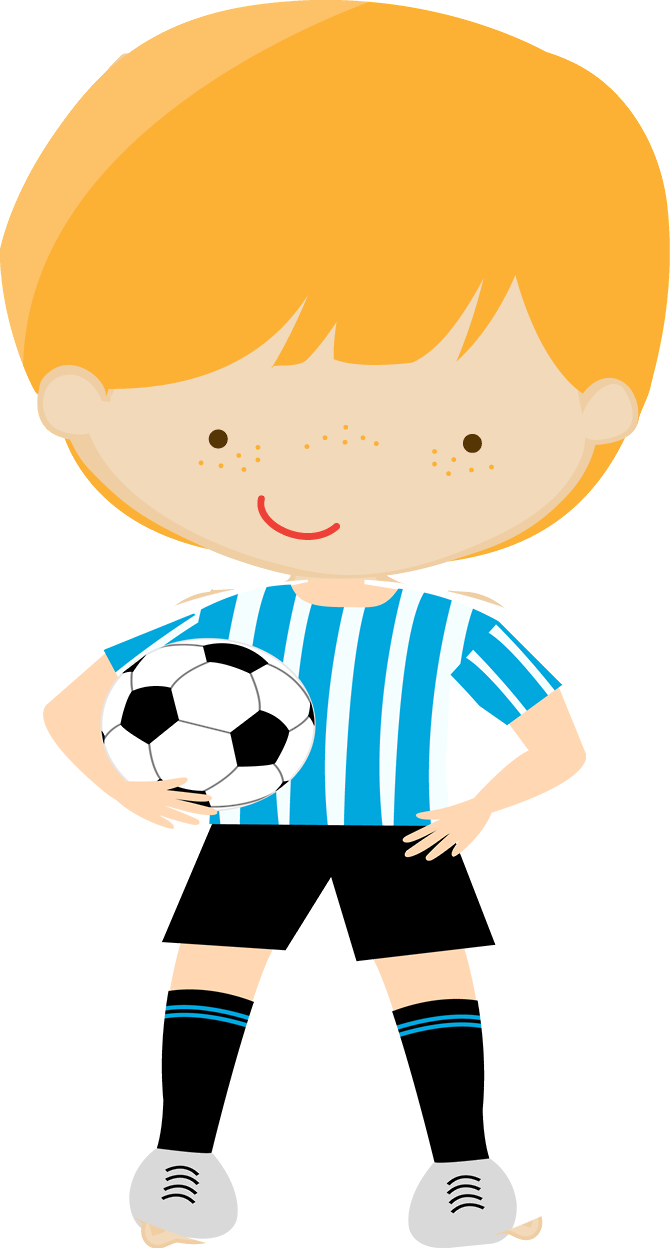 Say Hello - Niño Futbol Png (670x1248)