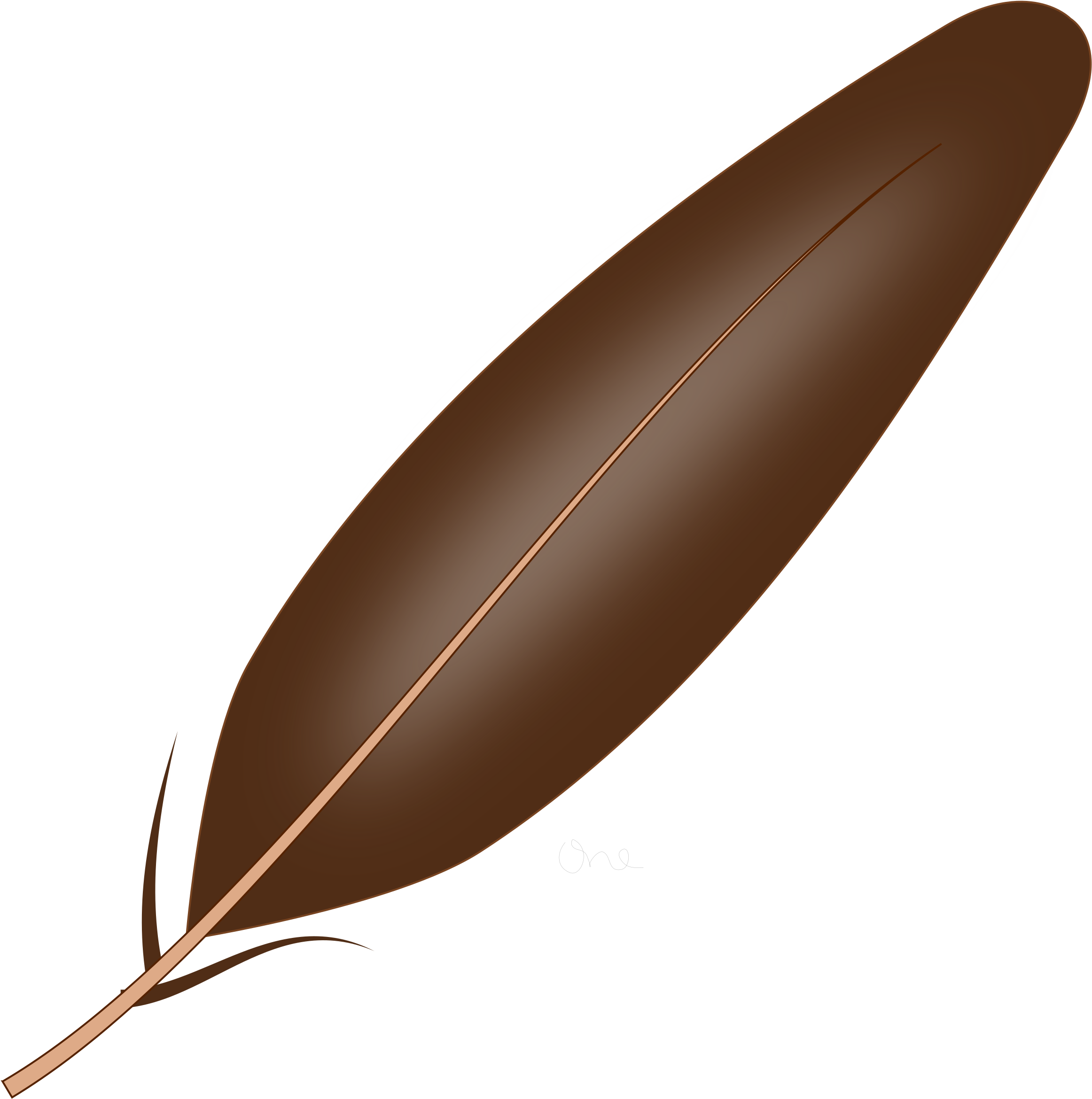 Download - Feather Clipart Png (2400x2417)