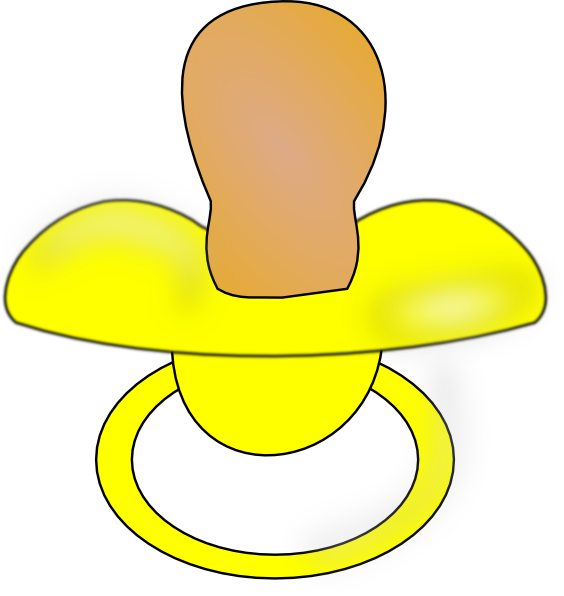 Baby - Pacifier Clip Art (564x596)