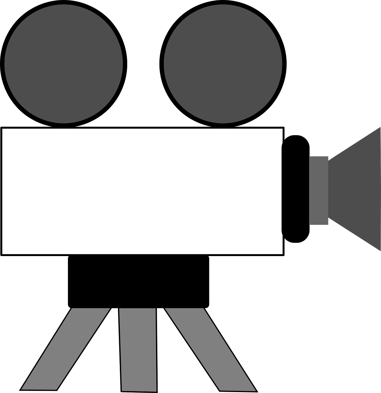Cinema Film Reel Movie Projector Tape - Video Clip Art Png (1240x1280)