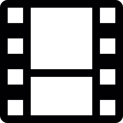 Film Strip Silhouette Â‹† Free Vectors, Logos, Icons - Film Strip Icon (400x400)