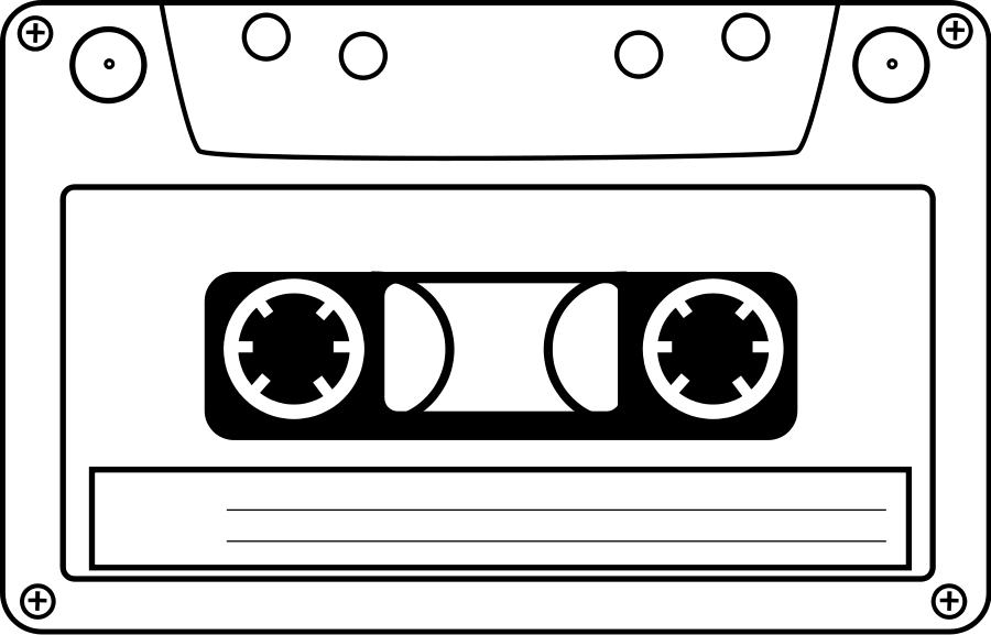 Film Reel Clipart - Cassette Tape Clip Art (900x577)