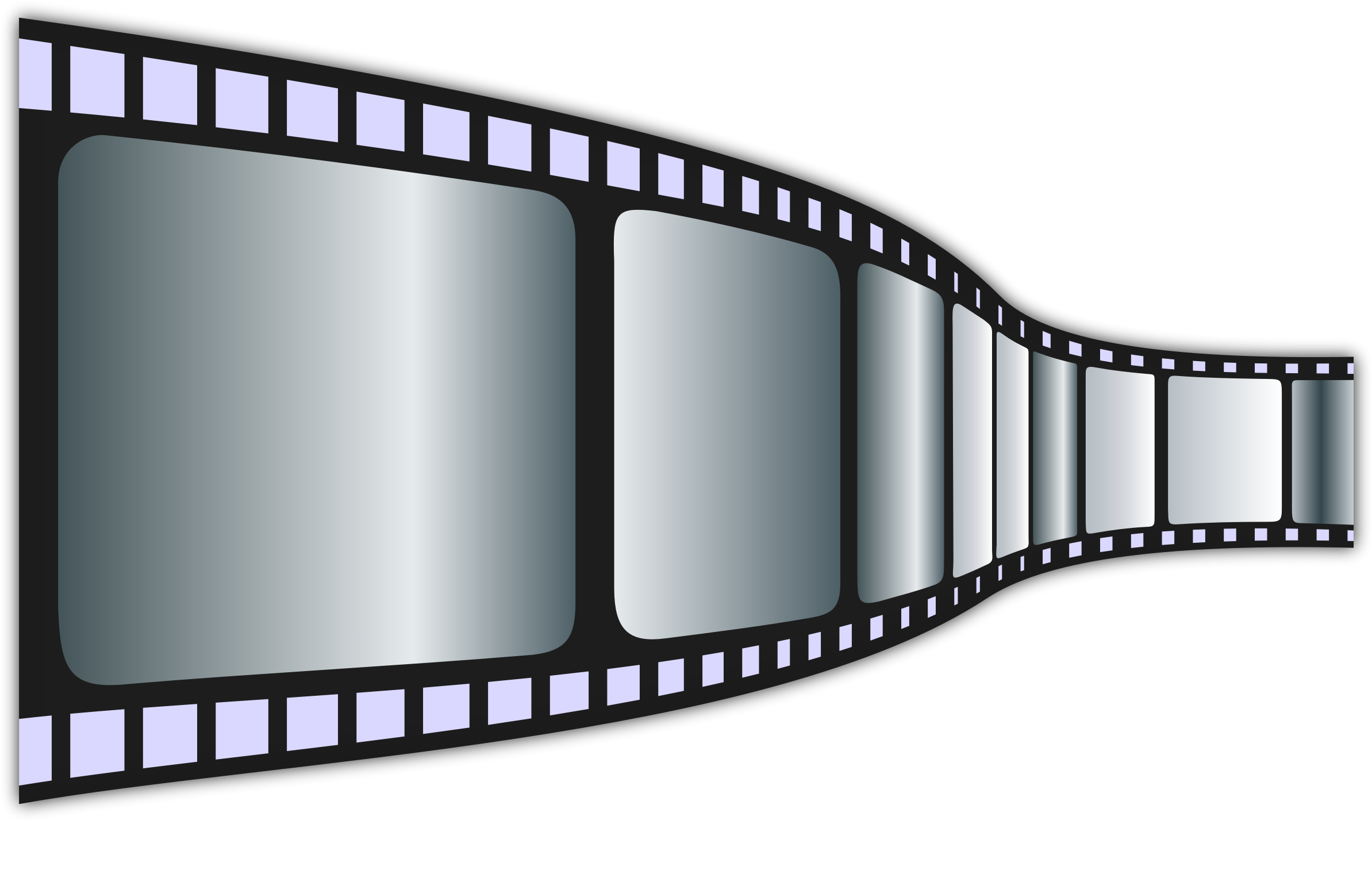 Film Strip Free To Use Clip Art - Animated Camera And Film (2387x1546)