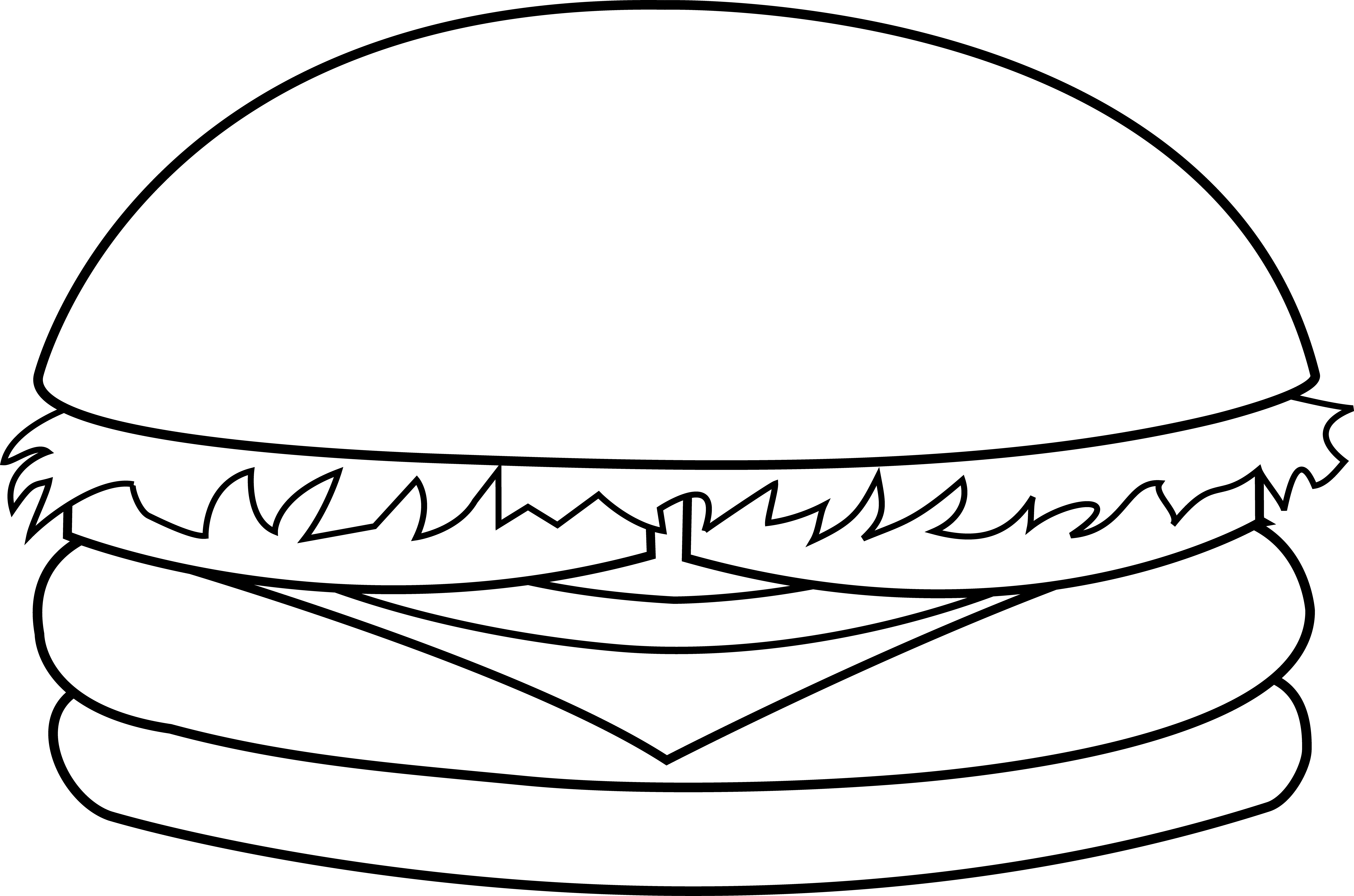 Раскраска бургер для детей распечатать The Big Burger For Fast Food Coloring Page Food coloring pages, Coloring pages t
