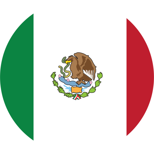 Mexico - Mexico Flag Button Icon (500x500)