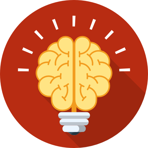 Brain Flat Design Png (480x480)