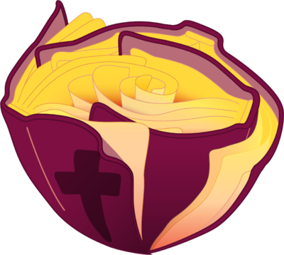 Image Bible Shaped Like A Rose Bible Clip Art - Bible Clip Art (400x358)