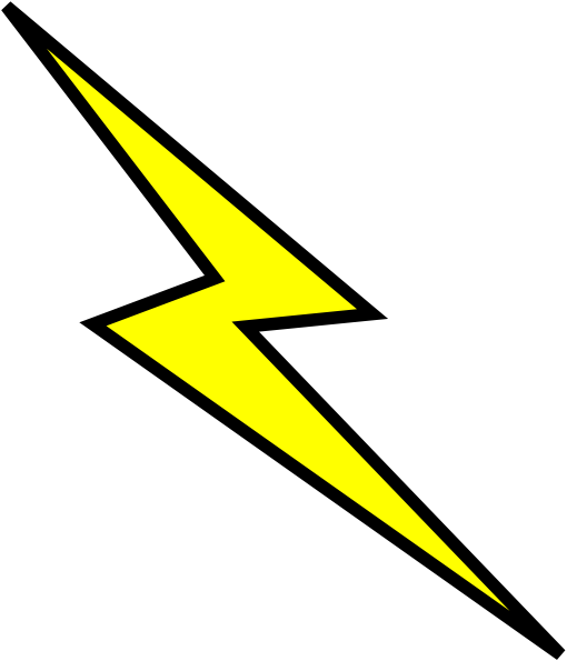 Lightning Bolt Clipart - Lightning Bolt Clip Art (510x595)